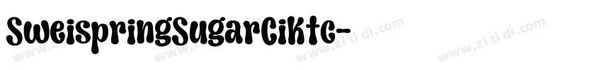SweispringSugarCiktc字体转换
