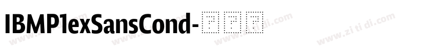 IBMP1exSansCond字体转换 IBMP1exSansCond字体转换