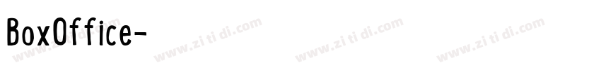 BoxOffice字体转换