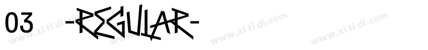 03焚火-Regular字体转换