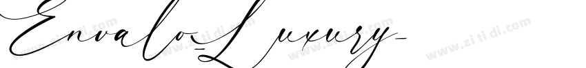 Envalo_Luxury字体转换