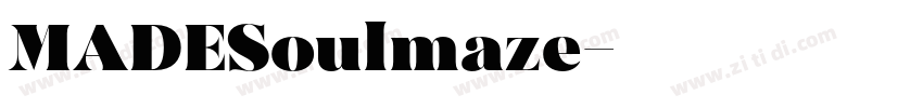 MADESoulmaze字体转换