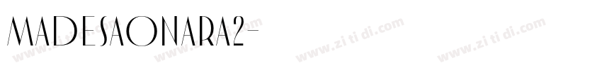 MADESAONARA2字体转换