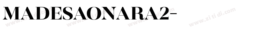 MADESAONARA2字体转换