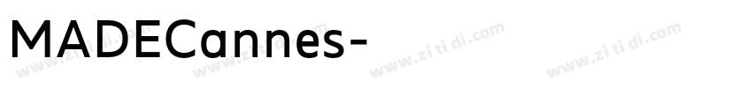 MADECannes字体转换