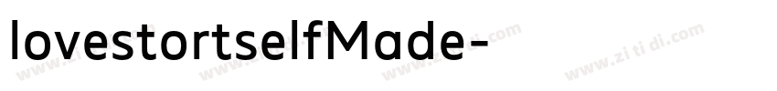 lovestortselfMade字体转换
