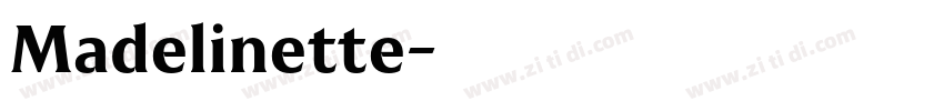 Madelinette字体转换