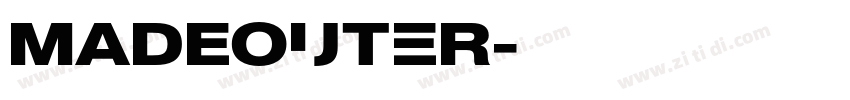 MADEOuter字体转换 MADEOuter字体转换