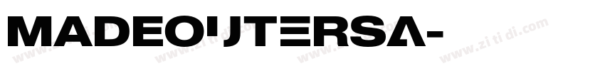 MADEOuterSa字体转换