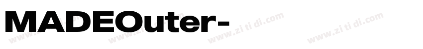 MADEOuter字体转换 MADEOuter字体转换