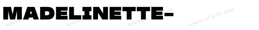 Madelinette字体转换
