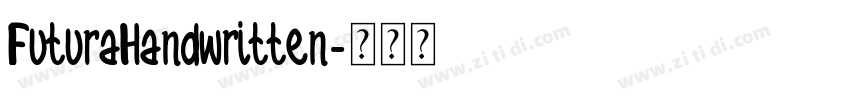 FuturaHandwritten字体转换