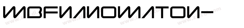 MBFNanomaton字体转换