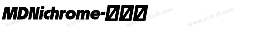 MDNichrome字体转换
