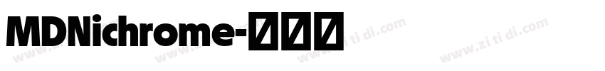 MDNichrome字体转换