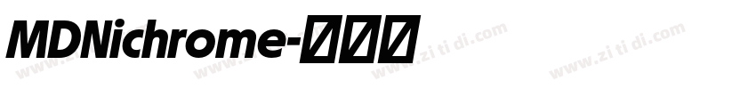 MDNichrome字体转换