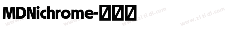 MDNichrome字体转换