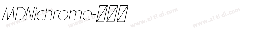 MDNichrome字体转换