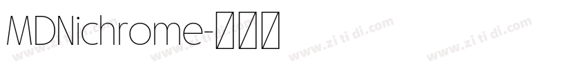 MDNichrome字体转换