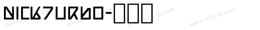 nickturbo字体转换
