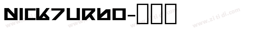 nickturbo字体转换