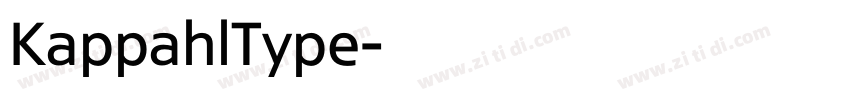 KappahlType字体转换