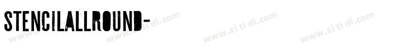 StencilAllround字体转换