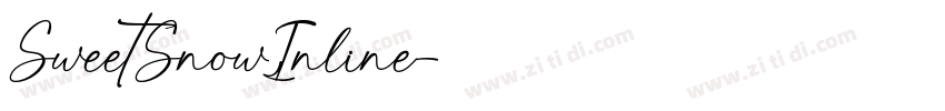 SweetSnowInline字体转换