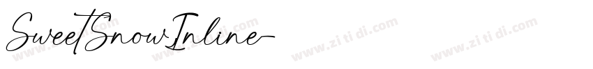 SweetSnowInline字体转换