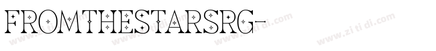 FromtheStarsRg字体转换