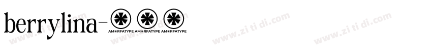 berrylina字体转换