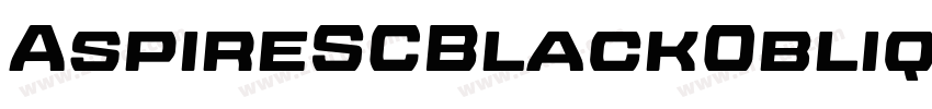 AspireSCBlackOblique字体转换 AspireSCBlackOblique字体转换