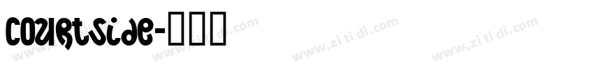 Courtside字体转换