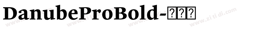 DanubeProBold字体转换