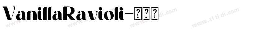 VanillaRavioli字体转换