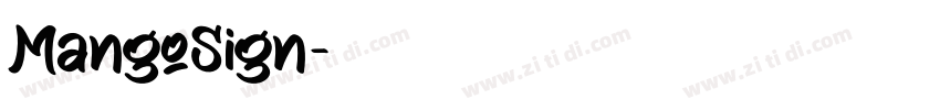 MangoSign字体转换