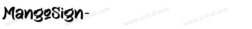 MangoSign字体转换