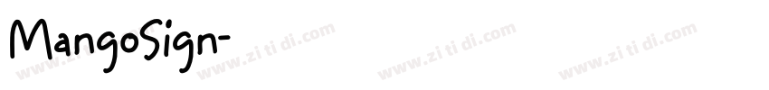 MangoSign字体转换