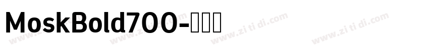 MoskBold700字体转换