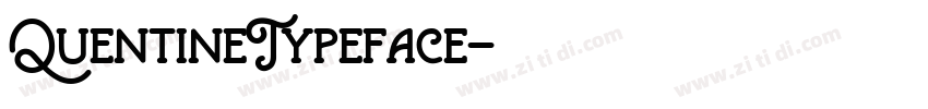QuentineTypeface字体转换