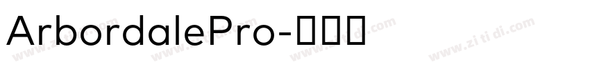 ArbordalePro字体转换