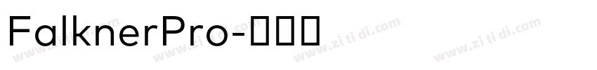 FalknerPro字体转换