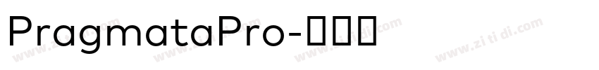 PragmataPro字体转换