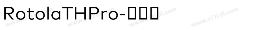 RotolaTHPro字体转换
