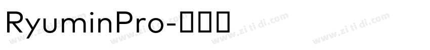 RyuminPro字体转换