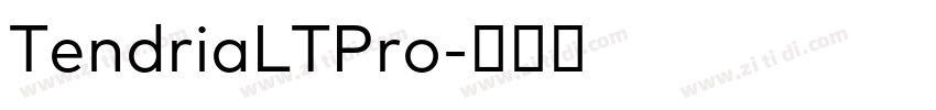 TendriaLTPro字体转换