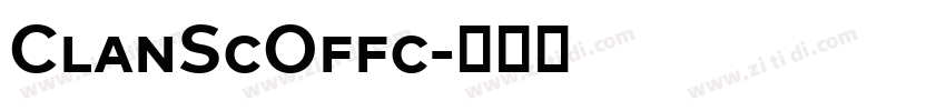 ClanScOffc字体转换