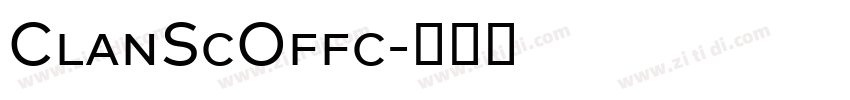 ClanScOffc字体转换