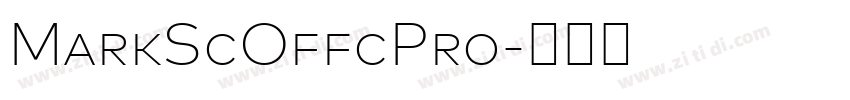 MarkScOffcPro字体转换 MarkScOffcPro字体转换