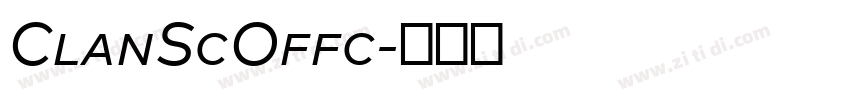 ClanScOffc字体转换